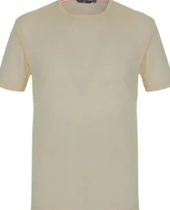 2117 Paidat Ja Neuleet*merinovilla T-paita Almo 023 BEIGE
