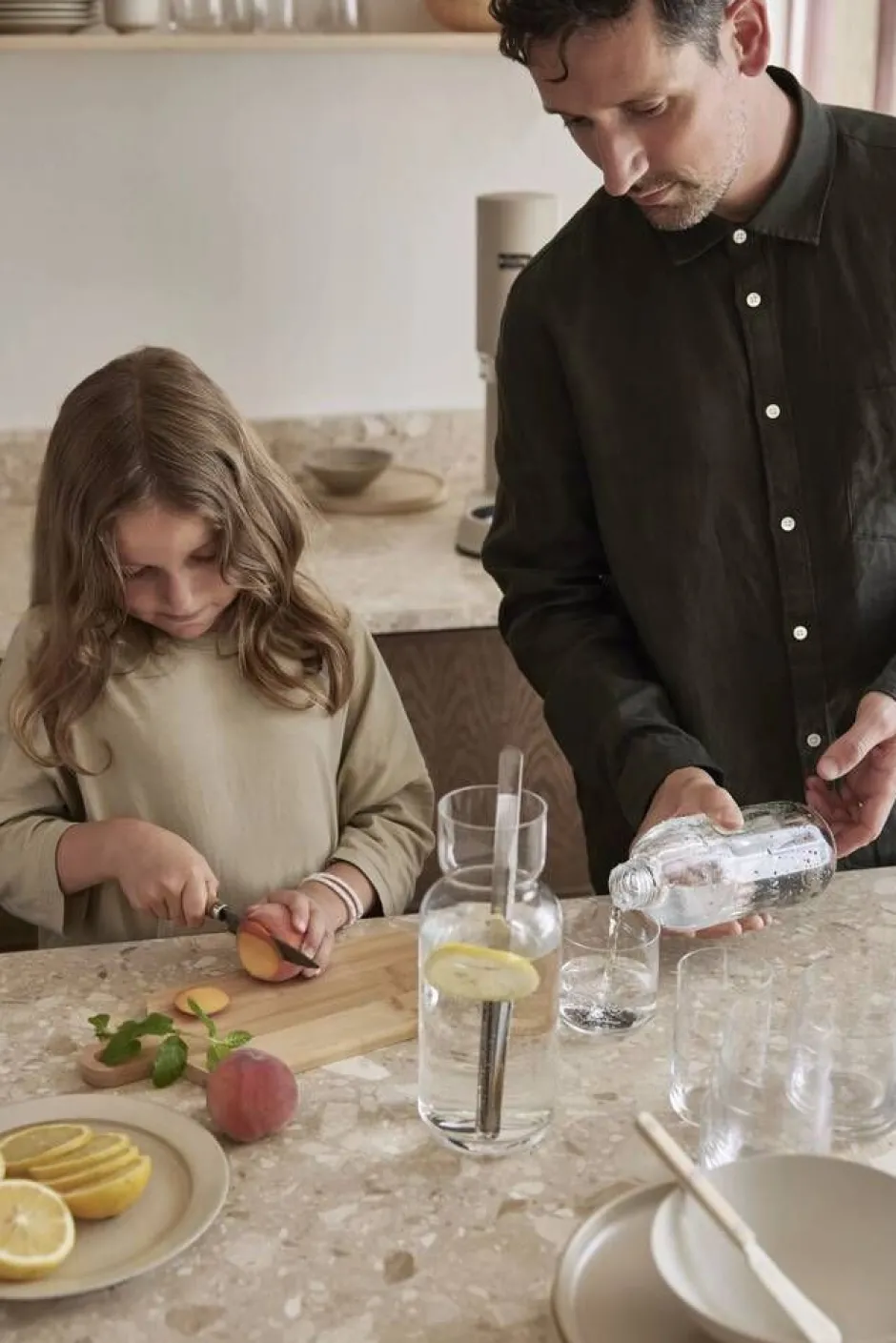 Aarke Muut Keittiön Pienkoneet*karahvi sekoituslusikalla Nesting Carafe