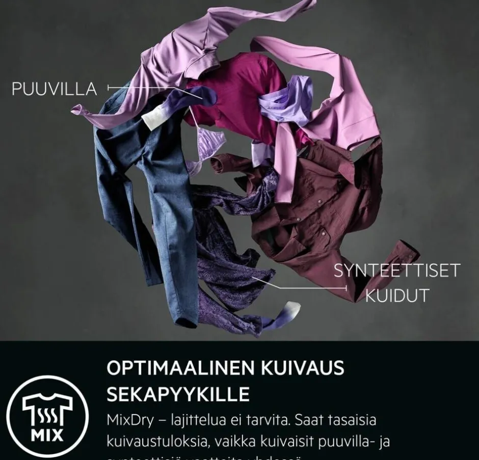 Aeg Pyykinpesu*kuivausrumpu TR832J84F 8 kg kondensoiva