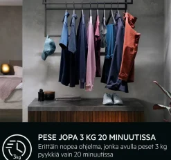 Aeg Pyykinpesu*pesukone 9 kg LR834N96