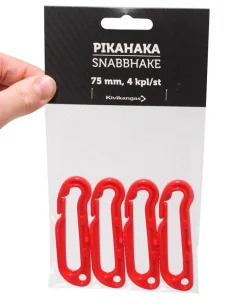 Ahti Kesäkalastus*pikahaka 4 kpl/pkt muovia punainen