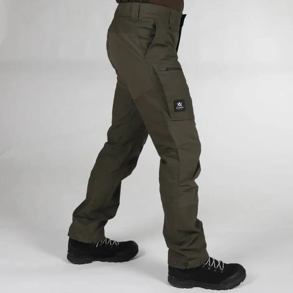 Alaska Vaellus- Ja Metsästysvaatteet|Ulkoilu*housut Trekking Lite Pro OLIVE