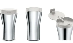 Alessi Juoma- Ja Baaritarvikkeet*matkamuki Caffa 40 cl valkoinen kansi