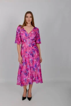 Allison Lyhyet Juhlamekot*mekko 6160 22 Fuchsia