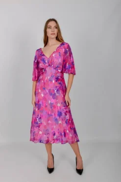 Allison Lyhyet Juhlamekot*mekko 6160 22 Fuchsia