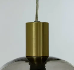 Sisustusvalaisimet*Aneta Lighting Bell Ikkunavalaisin mattamessinki/savulasi
