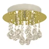 Sisustusvalaisimet*Aneta Lighting kattoplafondi Madelene ø 26 cm messinki