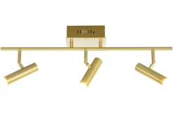 Sisustusvalaisimet*Aneta Lighting kattospotti Artic LED  suora 3-os. mattamessinki