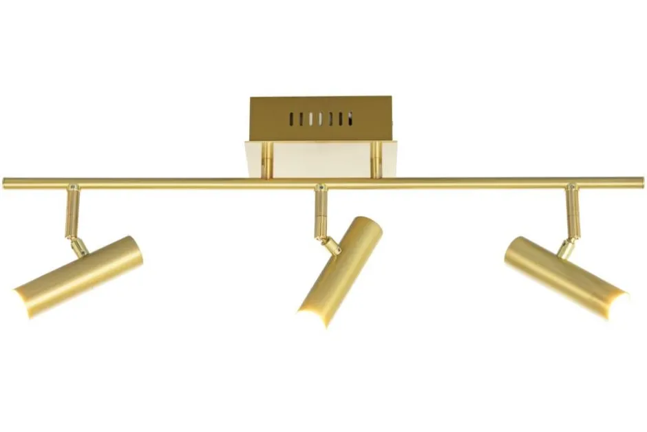 Sisustusvalaisimet*Aneta Lighting kattospotti Artic LED suora 3-os. mattamessinki