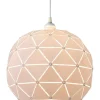 Sisustusvalaisimet*Aneta Lighting kattovalaisin Lattice 30 cm valkoinen