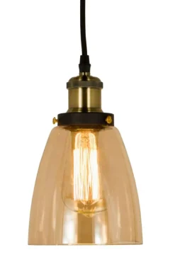 Sisustusvalaisimet*Aneta Lighting kattovalaisin Becky antiikki/meripihka