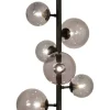 Sisustusvalaisimet*Aneta Lighting kattovalaisin Molekyl musta 7-os.