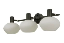 Kosteantilanvalaisimet*Aneta Lighting kylpyhuoneen seinävalaisin Elba 3-osainen mus