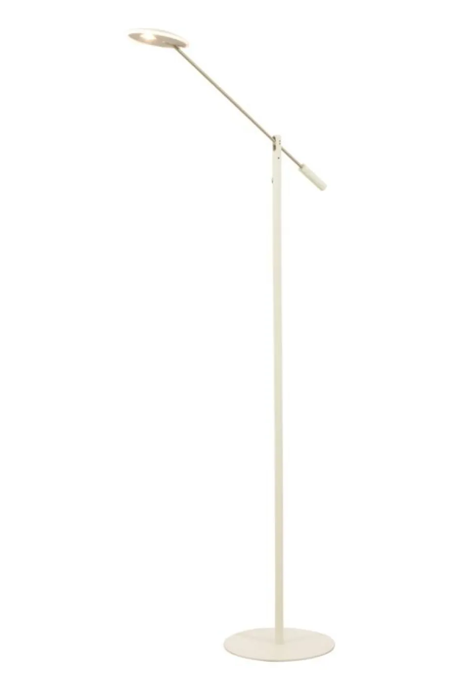 Sisustusvalaisimet*Aneta Lighting lattiavalaisin Cadiz LED valkoinen/teräs