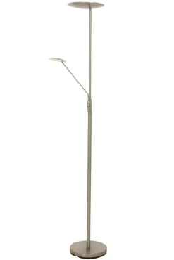 Sisustusvalaisimet*Aneta Lighting lattiavalaisin Cadiz uplight teräs LED