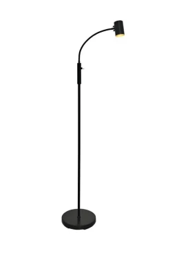 Sisustusvalaisimet*Aneta Lighting lattiavalaisin Hugin musta
