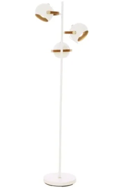 Sisustusvalaisimet*Aneta Lighting lattiavalaisin Bow 3-os. valkoinen