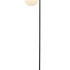 Sisustusvalaisimet*Aneta Lighting lattiavalaisin Rille musta/valkoinen
