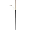 Sisustusvalaisimet*Aneta Lighting lattiavalaisin Cadiz upplight musta/mattamessinki LED