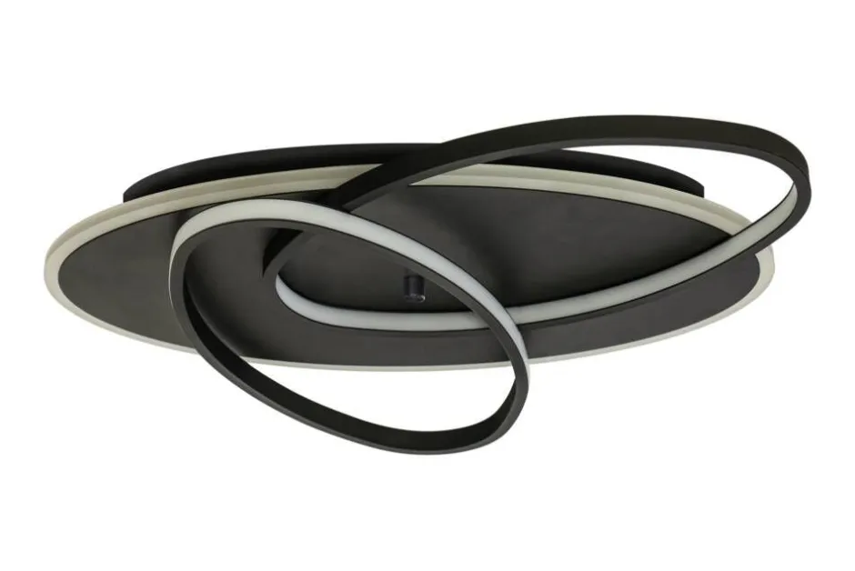 Sisustusvalaisimet*Aneta Lighting LED-plafondi Legato musta