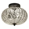 Sisustusvalaisimet*Aneta Lighting plafondi Edda musta