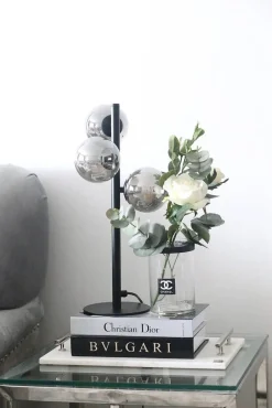 Sisustusvalaisimet*Aneta Lighting pöytävalaisin Molekyl 3-os. musta