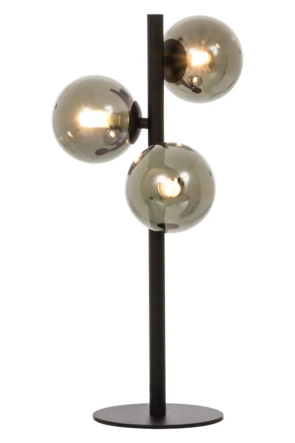 Sisustusvalaisimet*Aneta Lighting pöytävalaisin Molekyl 3-os. musta