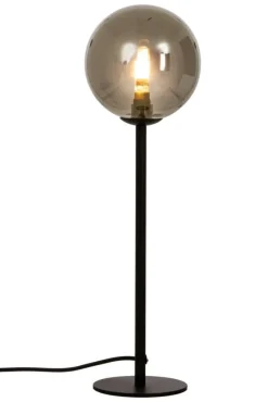Sisustusvalaisimet*Aneta Lighting pöytävalaisin Molekyl 43 cm musta/savulasi