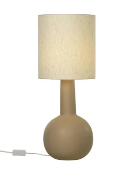 Sisustusvalaisimet*Aneta Lighting pöytävalaisin Eleana ruskea/beige