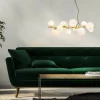 Sisustusvalaisimet*Aneta Lighting riippuvalaisin Molekyl 11-os. mattamessinki