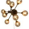 Sisustusvalaisimet*Aneta Lighting seinä/kattovalaisin Cosmos musta
