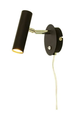 Sisustusvalaisimet*Aneta Lighting seinävalaisin Artic LED musta/teräs