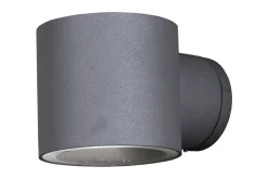 Ulkovalaisimet*Aneta Lighting ulkoseinävalaisin Ekerum harmaa pyöreä
