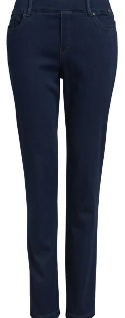 Anna Montana Farkut*farkut Angelika Jump In Slim Flexi 1021 Thermo Blue Black 56 / tummansininen