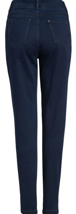 Anna Montana Farkut*farkut Angelika Jump In Slim Flexi 1021 Thermo Blue Black 56 / tummansininen