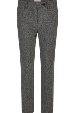 Anna Montana Housut*housut Rose Easy Fit Amaro Black / mustavalkoinen