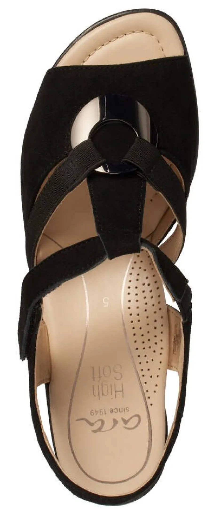 Ara Avokkaat Ja Juhlakengät*sandaletit Lugano-S Highsoft 01 Schwarz