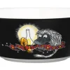 Moomin Astiat*Arabia Muumi Kulho Esi-isä  15 cm musta