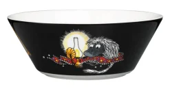 Moomin Astiat*Arabia Muumi Kulho Esi-isä  15 cm musta