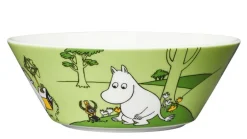 Moomin Astiat*Arabia Muumi Kulho Muumipeikko nurmenvihreä 15 cm