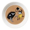 Moomin Astiat*Arabia Muumi lautanen 19 cm Haisuli vauhdissa