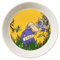 Moomin Astiat*Arabia Muumi lautanen 19 cm Hemuli keltainen