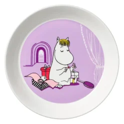 Moomin Astiat*Arabia Muumi Lautanen 19 cm Niiskuneiti liila