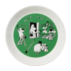 Moomin Astiat*Arabia Muumi lautassetti Piirustus & Joulu