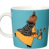 Moomin Astiat*Arabia Muumi muki Mymmelin äiti 0,3 L turkoosi