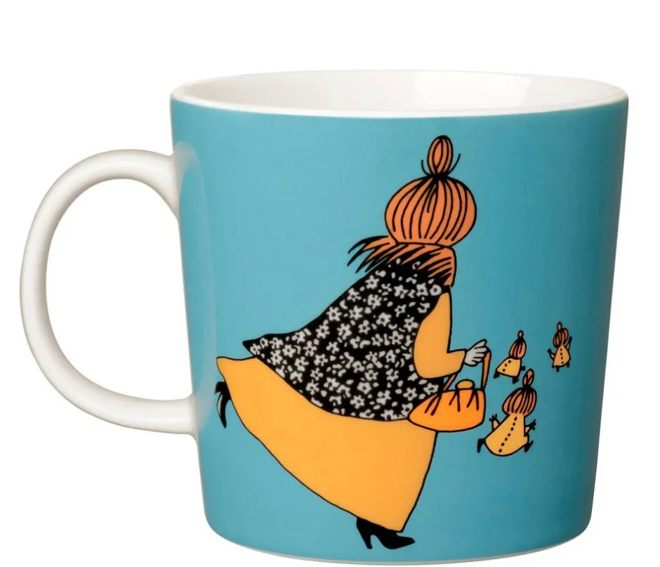 Moomin Astiat*Arabia Muumi muki Mymmelin äiti 0,3 L turkoosi