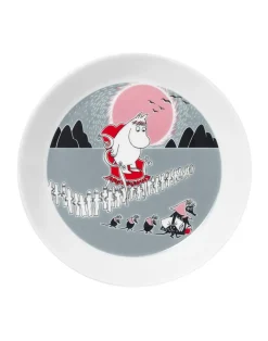 Moomin Astiat*Arabia Muumi Seikkailu Lautanen Muutto 19 cm