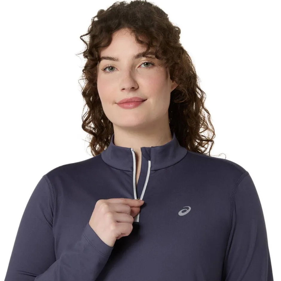 Asics Treenivaatteet*paita Core LS 1/2 Zip Winter Top W 500 INDIGO FOG