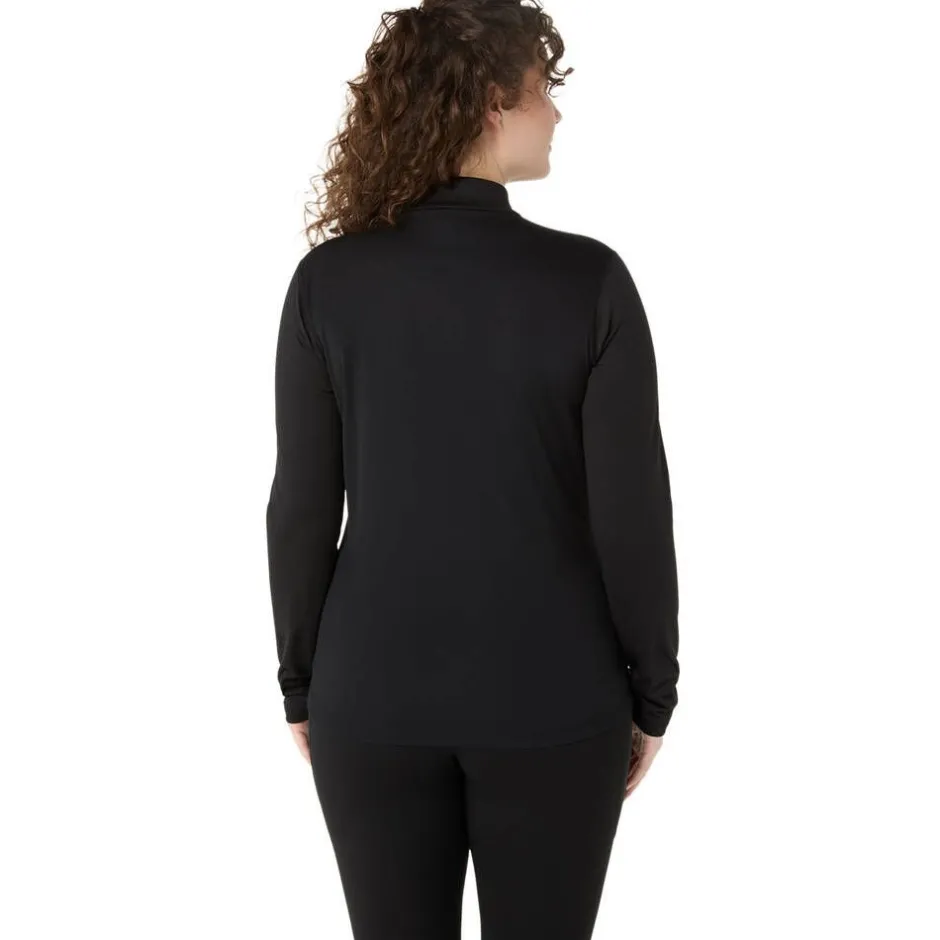 Asics Treenivaatteet*paita Core LS 1/2 Zip Winter Top W 001 Performance Black
