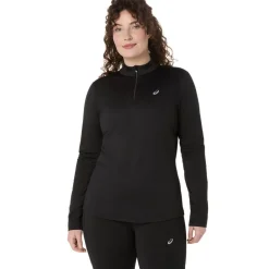 Asics Treenivaatteet*paita Core LS 1/2 Zip Winter Top W 001 Performance Black